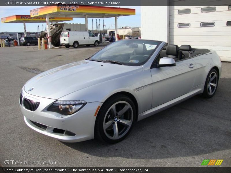 Front 3/4 View of 2010 6 Series 650i Convertible