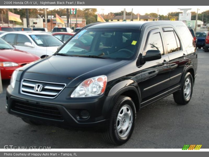 Nighthawk Black Pearl / Black 2006 Honda CR-V LX