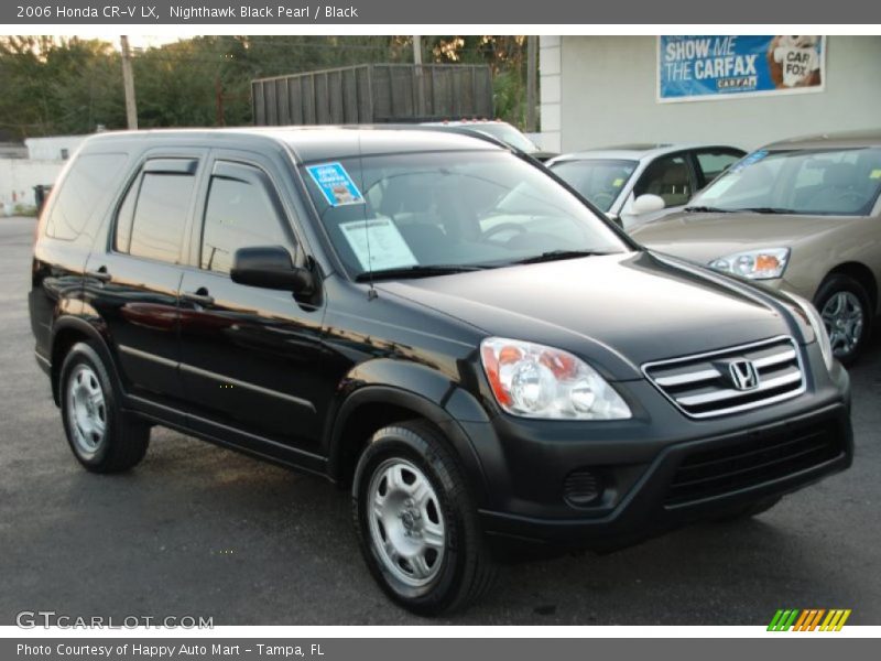 Nighthawk Black Pearl / Black 2006 Honda CR-V LX