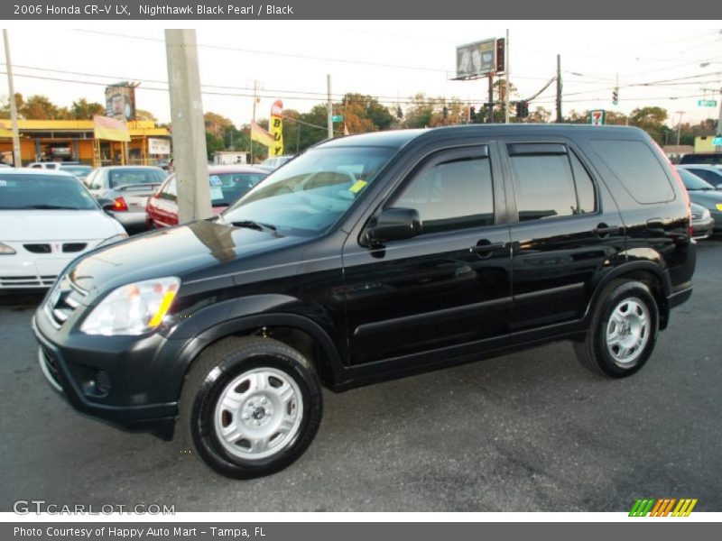 Nighthawk Black Pearl / Black 2006 Honda CR-V LX