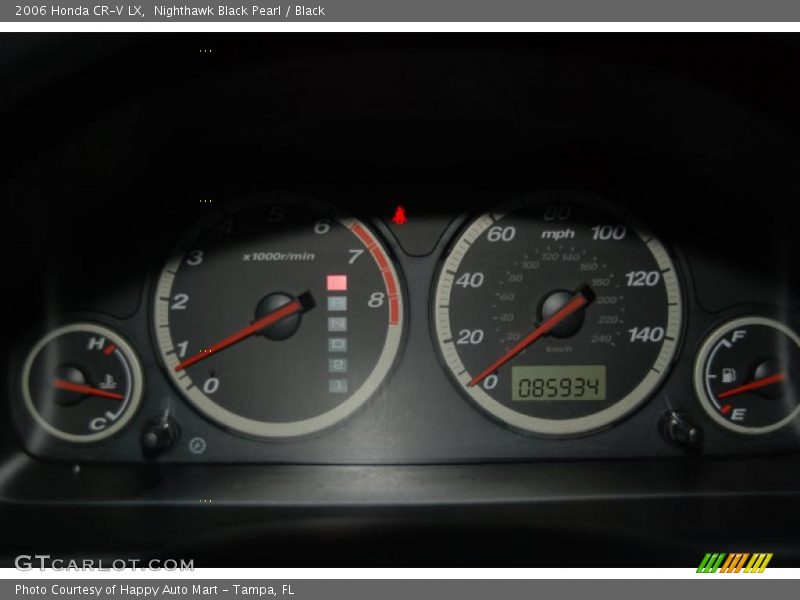 Nighthawk Black Pearl / Black 2006 Honda CR-V LX