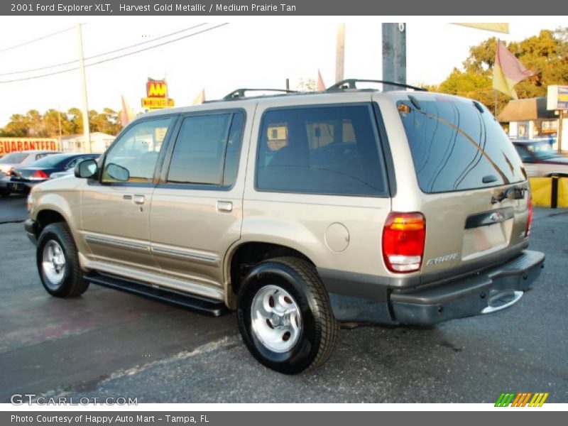 Harvest Gold Metallic / Medium Prairie Tan 2001 Ford Explorer XLT