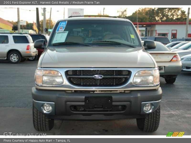 Harvest Gold Metallic / Medium Prairie Tan 2001 Ford Explorer XLT
