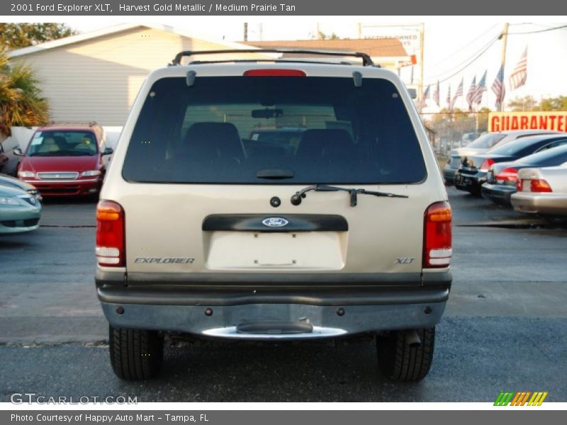 Harvest Gold Metallic / Medium Prairie Tan 2001 Ford Explorer XLT