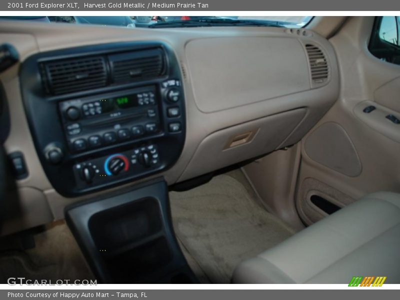 Harvest Gold Metallic / Medium Prairie Tan 2001 Ford Explorer XLT