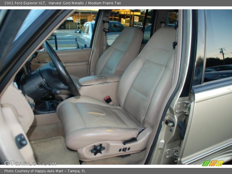 Harvest Gold Metallic / Medium Prairie Tan 2001 Ford Explorer XLT