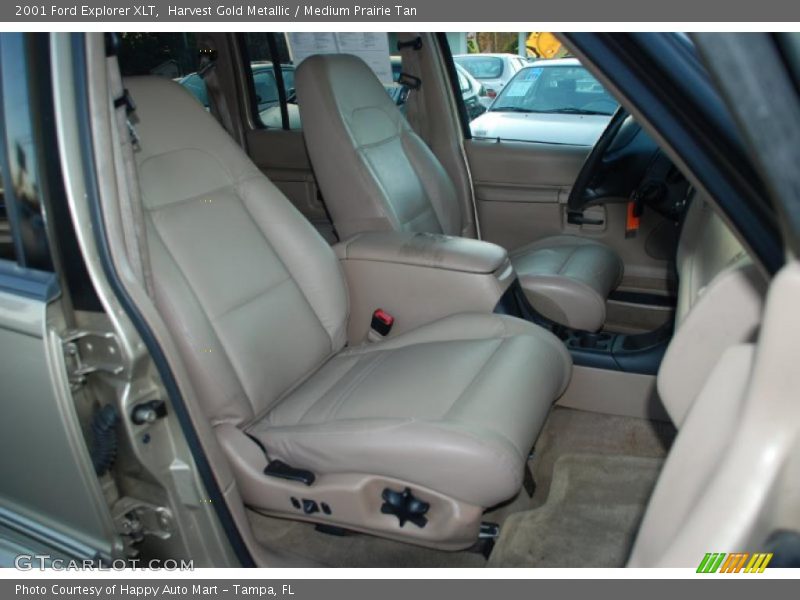 Harvest Gold Metallic / Medium Prairie Tan 2001 Ford Explorer XLT