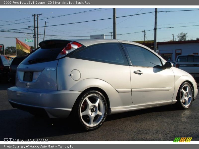 CD Silver Metallic / Black/Red 2002 Ford Focus SVT Coupe