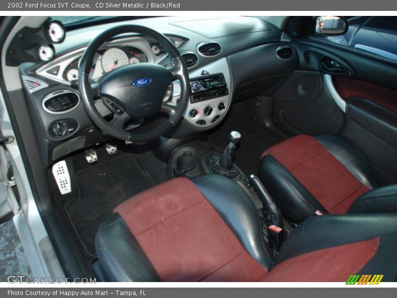 Black/Red Interior - 2002 Focus SVT Coupe 