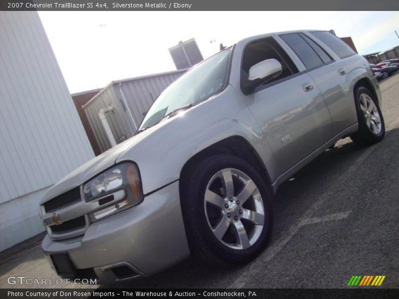 Silverstone Metallic / Ebony 2007 Chevrolet TrailBlazer SS 4x4