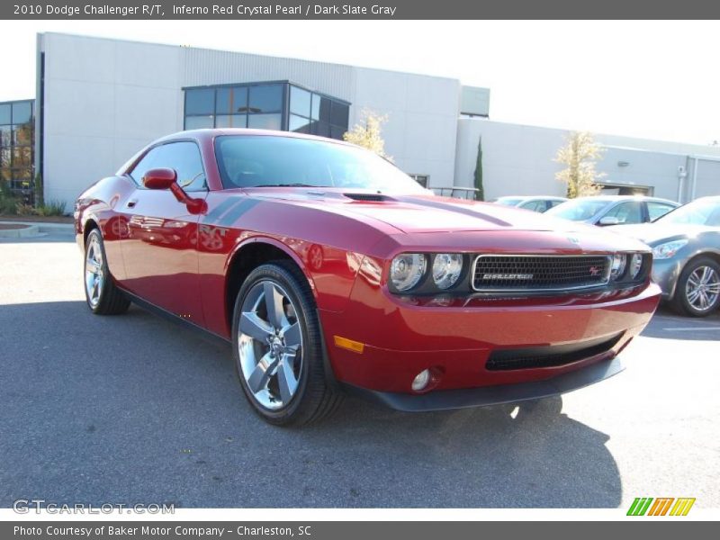 Inferno Red Crystal Pearl / Dark Slate Gray 2010 Dodge Challenger R/T
