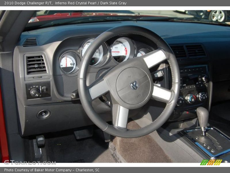 Inferno Red Crystal Pearl / Dark Slate Gray 2010 Dodge Challenger R/T