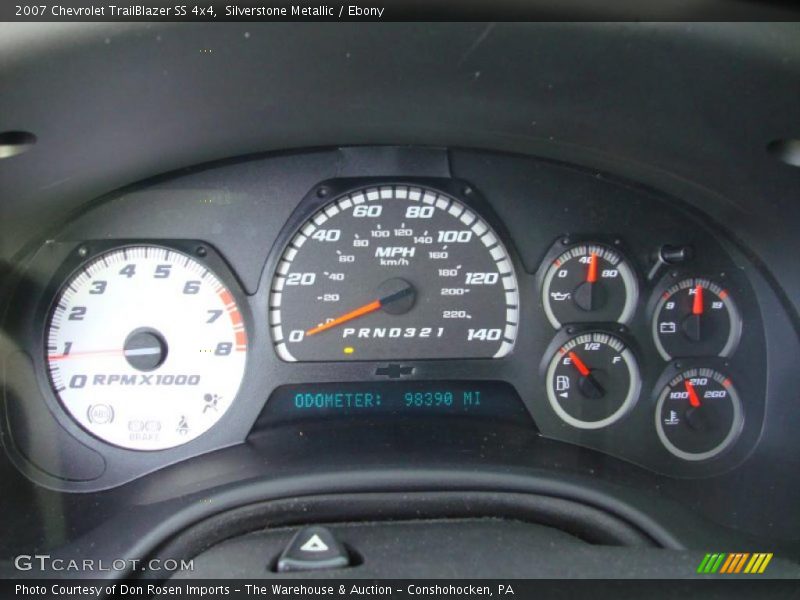Silverstone Metallic / Ebony 2007 Chevrolet TrailBlazer SS 4x4