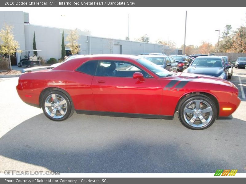 Inferno Red Crystal Pearl / Dark Slate Gray 2010 Dodge Challenger R/T