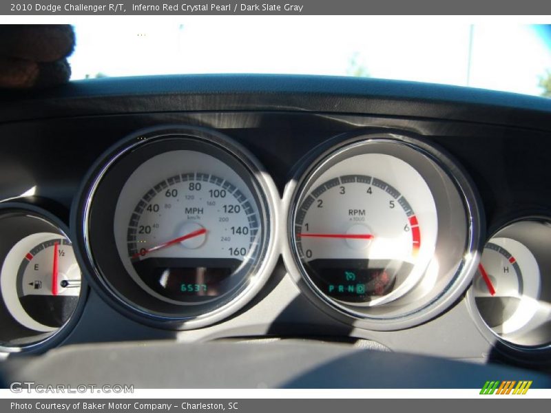 Inferno Red Crystal Pearl / Dark Slate Gray 2010 Dodge Challenger R/T