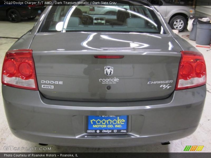 Dark Titanium Metallic / Dark Slate Gray 2010 Dodge Charger R/T AWD