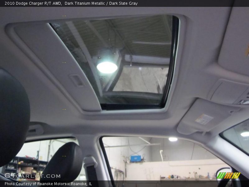 Sunroof of 2010 Charger R/T AWD