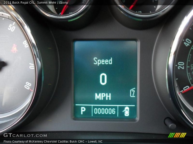 Summit White / Ebony 2011 Buick Regal CXL
