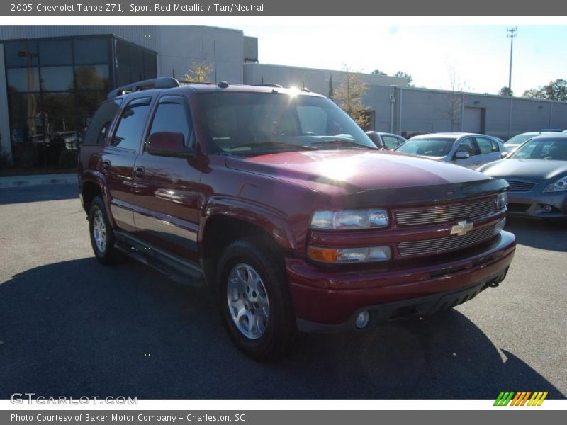 Sport Red Metallic / Tan/Neutral 2005 Chevrolet Tahoe Z71