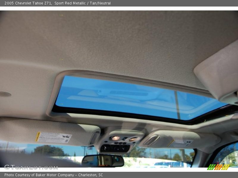 Sport Red Metallic / Tan/Neutral 2005 Chevrolet Tahoe Z71