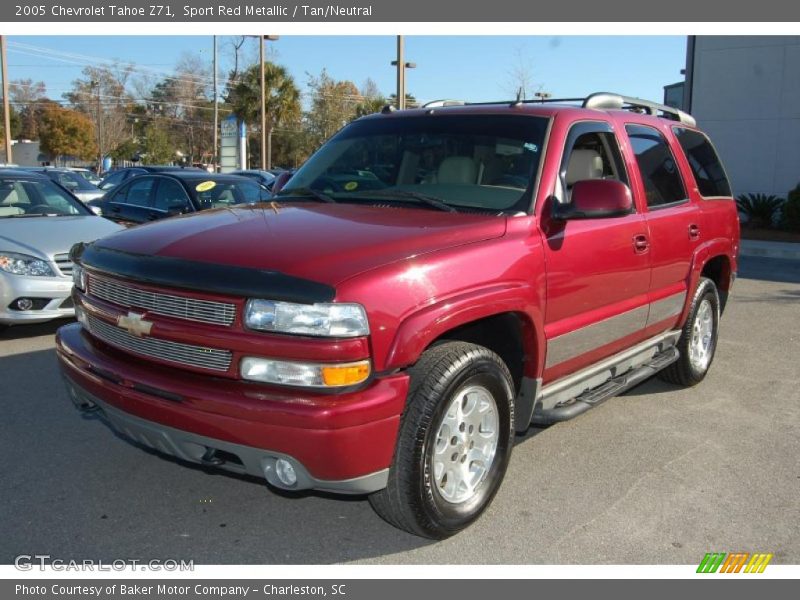 Sport Red Metallic / Tan/Neutral 2005 Chevrolet Tahoe Z71