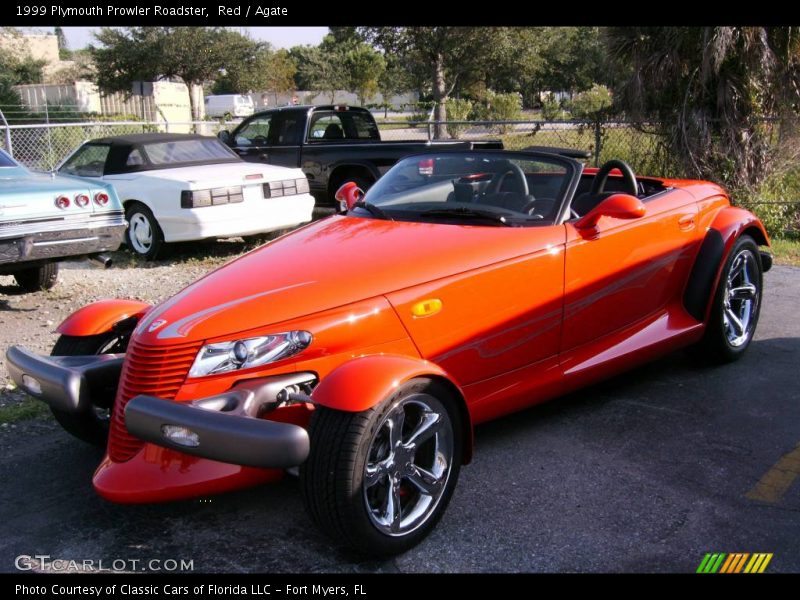 Red / Agate 1999 Plymouth Prowler Roadster