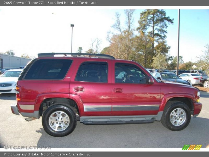 Sport Red Metallic / Tan/Neutral 2005 Chevrolet Tahoe Z71