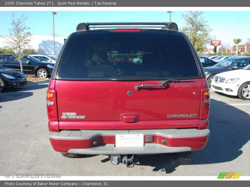 Sport Red Metallic / Tan/Neutral 2005 Chevrolet Tahoe Z71