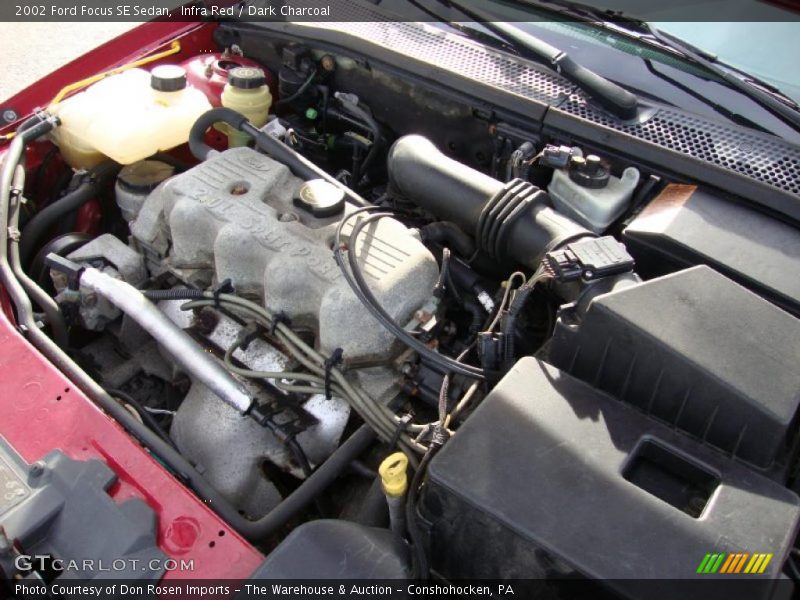 Infra Red / Dark Charcoal 2002 Ford Focus SE Sedan