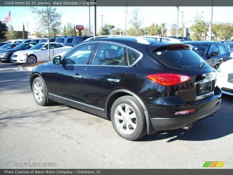 Black Obsidian / Graphite 2008 Infiniti EX 35 Journey