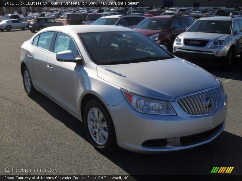 Quicksilver Metallic / Dark Titanium/Light Titanium 2011 Buick LaCrosse CX