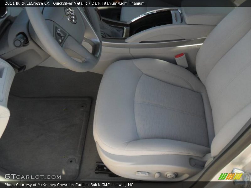 Quicksilver Metallic / Dark Titanium/Light Titanium 2011 Buick LaCrosse CX