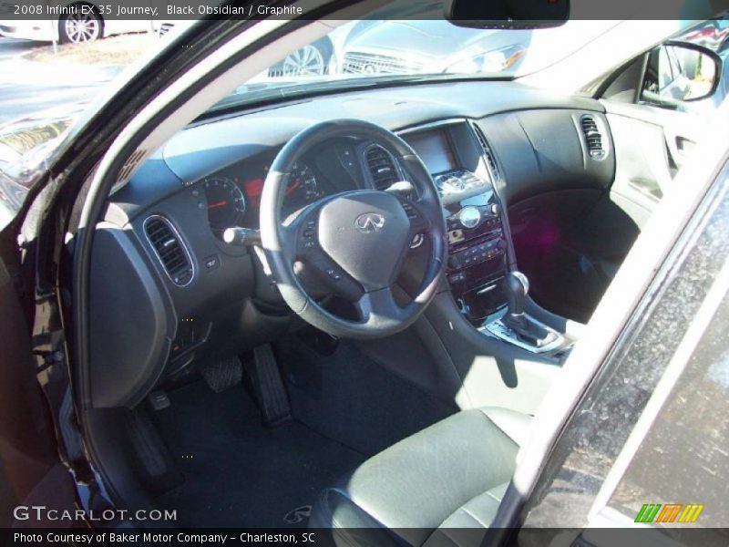 Black Obsidian / Graphite 2008 Infiniti EX 35 Journey