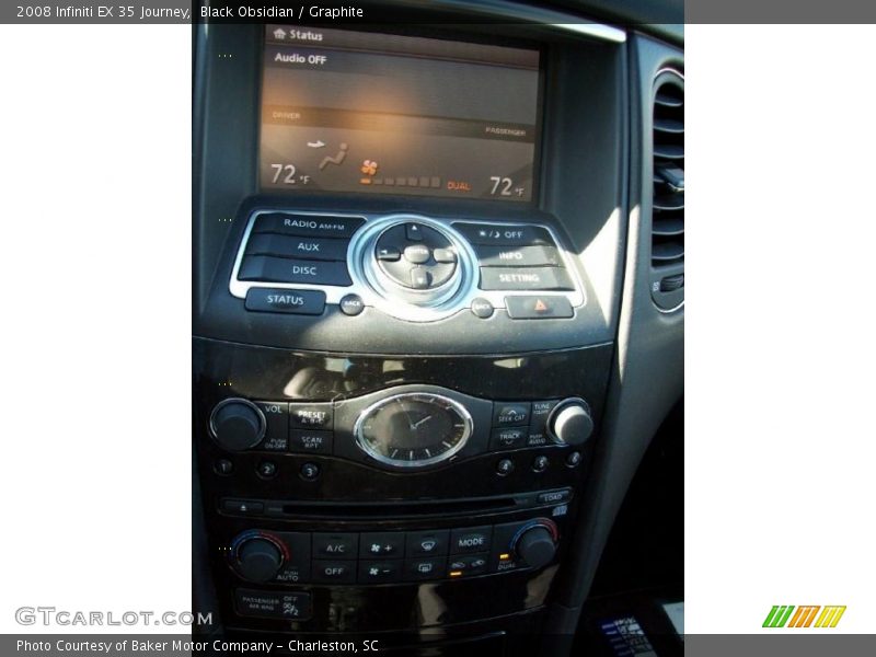 Black Obsidian / Graphite 2008 Infiniti EX 35 Journey