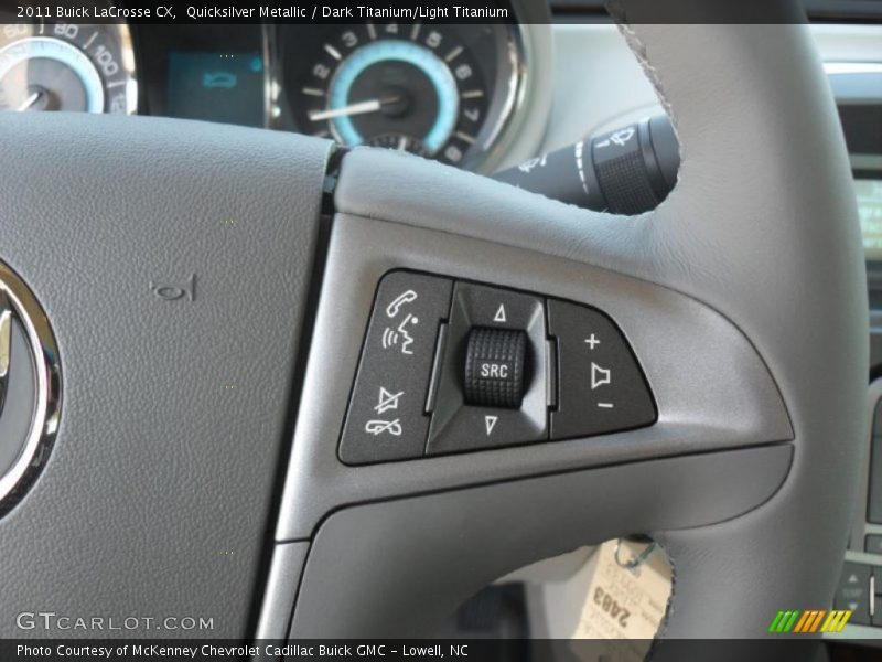 Quicksilver Metallic / Dark Titanium/Light Titanium 2011 Buick LaCrosse CX