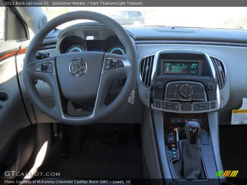 Quicksilver Metallic / Dark Titanium/Light Titanium 2011 Buick LaCrosse CX