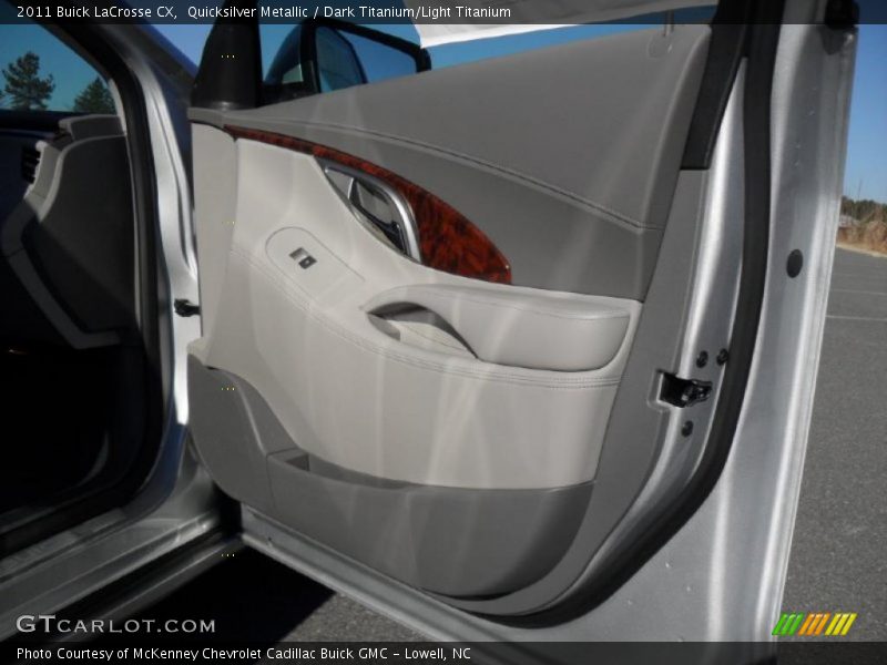 Quicksilver Metallic / Dark Titanium/Light Titanium 2011 Buick LaCrosse CX