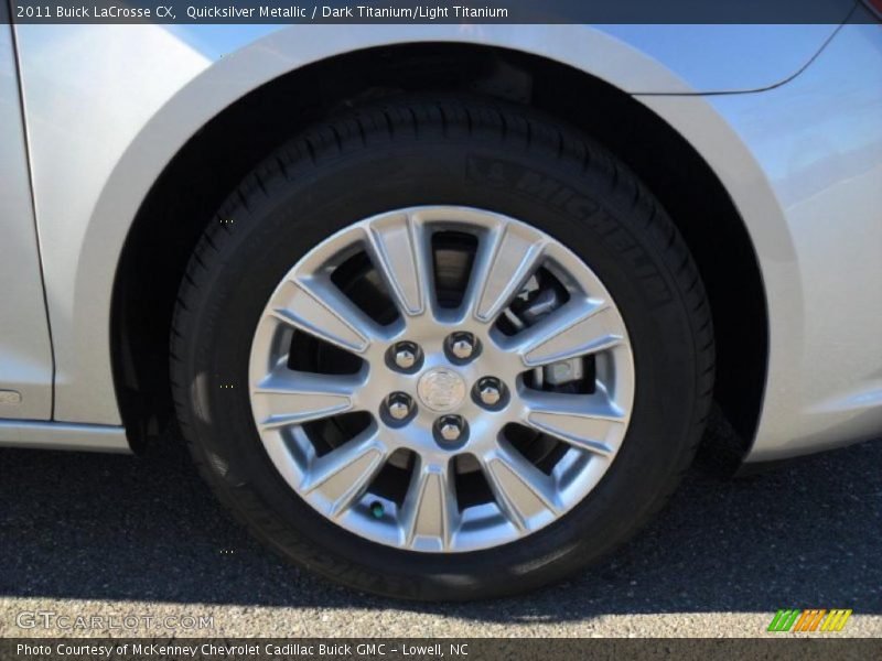 Quicksilver Metallic / Dark Titanium/Light Titanium 2011 Buick LaCrosse CX