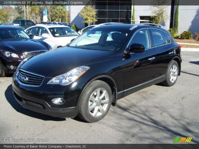 Black Obsidian / Graphite 2008 Infiniti EX 35 Journey
