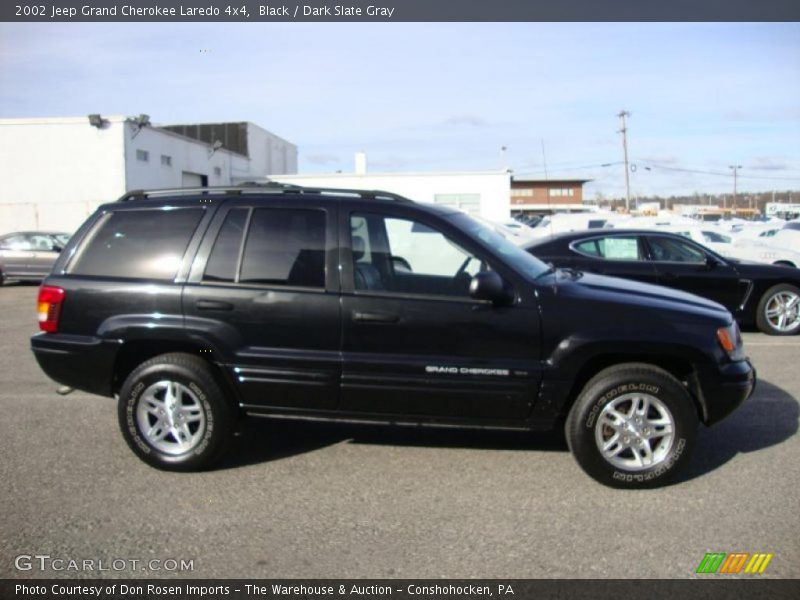 Black / Dark Slate Gray 2002 Jeep Grand Cherokee Laredo 4x4