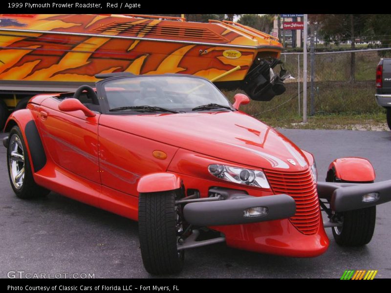 Red / Agate 1999 Plymouth Prowler Roadster