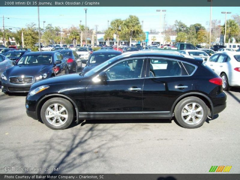 Black Obsidian / Graphite 2008 Infiniti EX 35 Journey