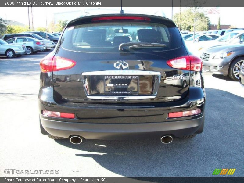 Black Obsidian / Graphite 2008 Infiniti EX 35 Journey