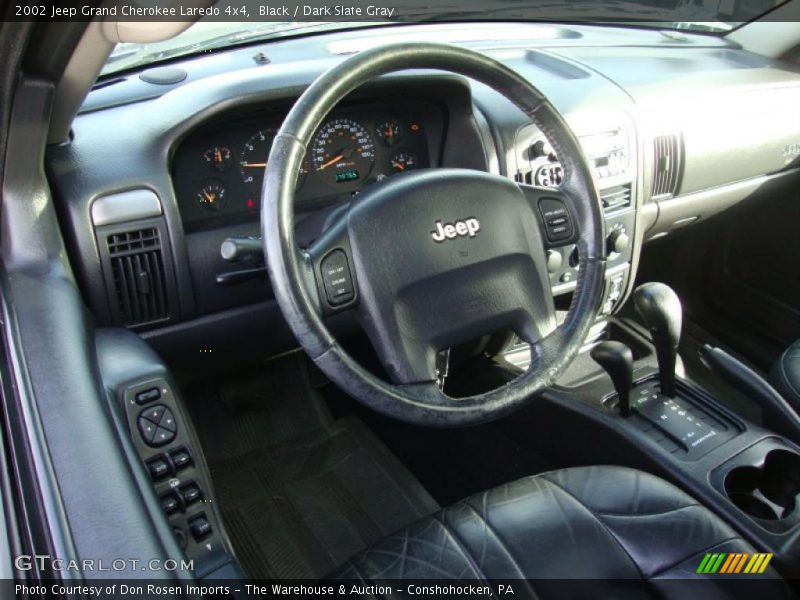 Black / Dark Slate Gray 2002 Jeep Grand Cherokee Laredo 4x4