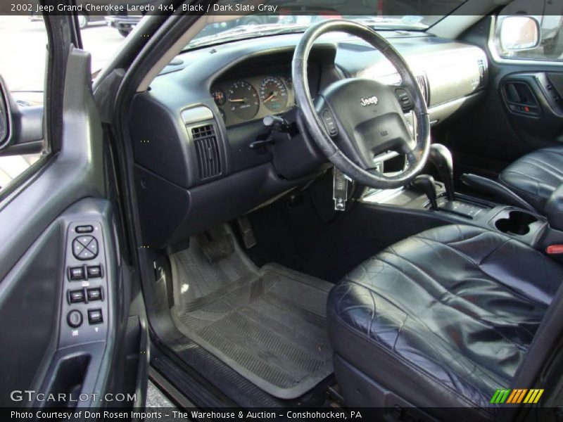 Black / Dark Slate Gray 2002 Jeep Grand Cherokee Laredo 4x4