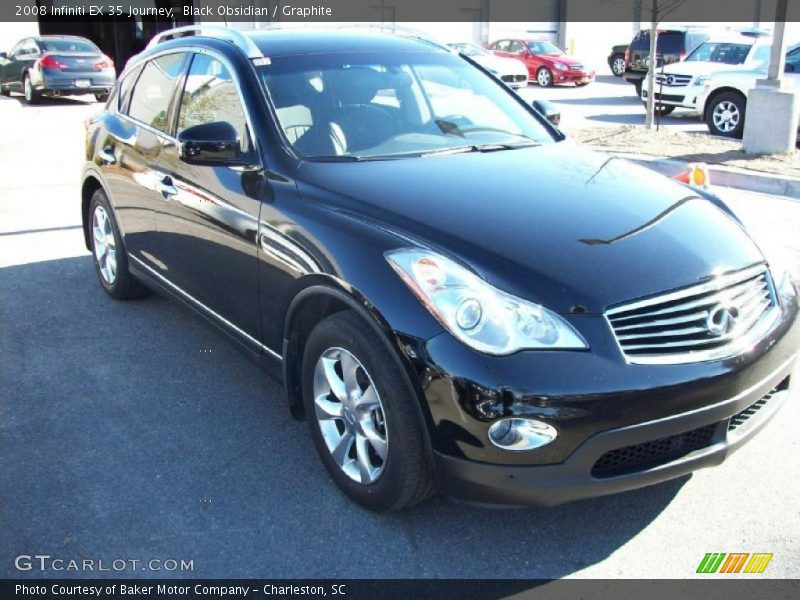 Black Obsidian / Graphite 2008 Infiniti EX 35 Journey