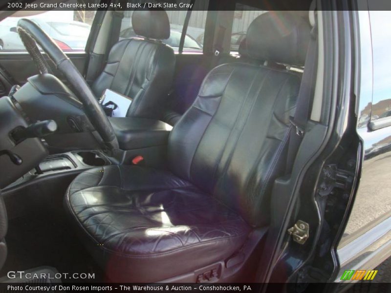 Black / Dark Slate Gray 2002 Jeep Grand Cherokee Laredo 4x4