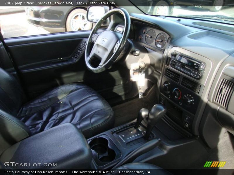 Black / Dark Slate Gray 2002 Jeep Grand Cherokee Laredo 4x4