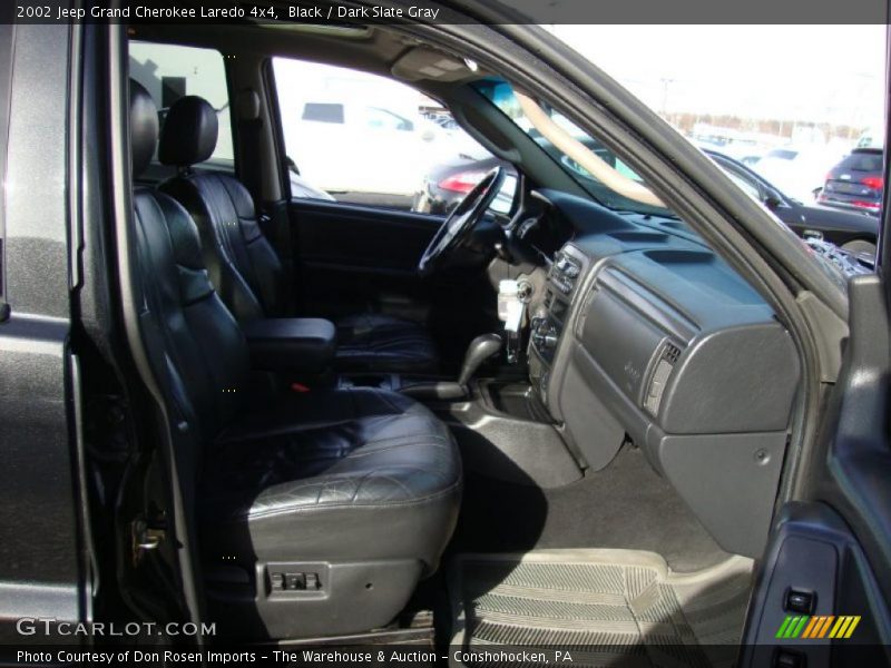 Black / Dark Slate Gray 2002 Jeep Grand Cherokee Laredo 4x4