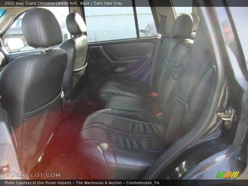 Black / Dark Slate Gray 2002 Jeep Grand Cherokee Laredo 4x4